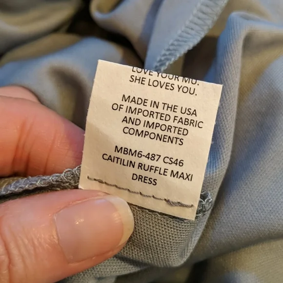 Show Me Your Mumu Caitlin Ruffle Maxi Dress New S - Picture 3 of 6